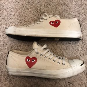 converse jack purcell x comme des garcons play